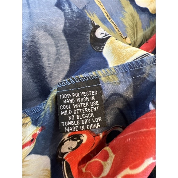 ferugini shirt button Up Men Size XL Haiwian Classic Cars Polyester - Picture 5 of 7